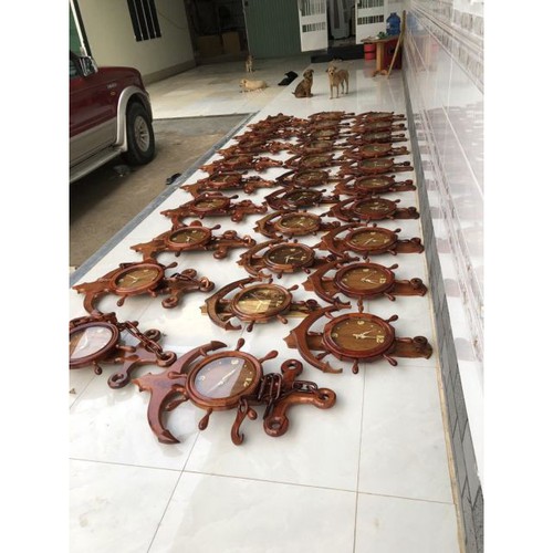 Đồng hồ cao cấp gỗ hương 100 cao 90cm